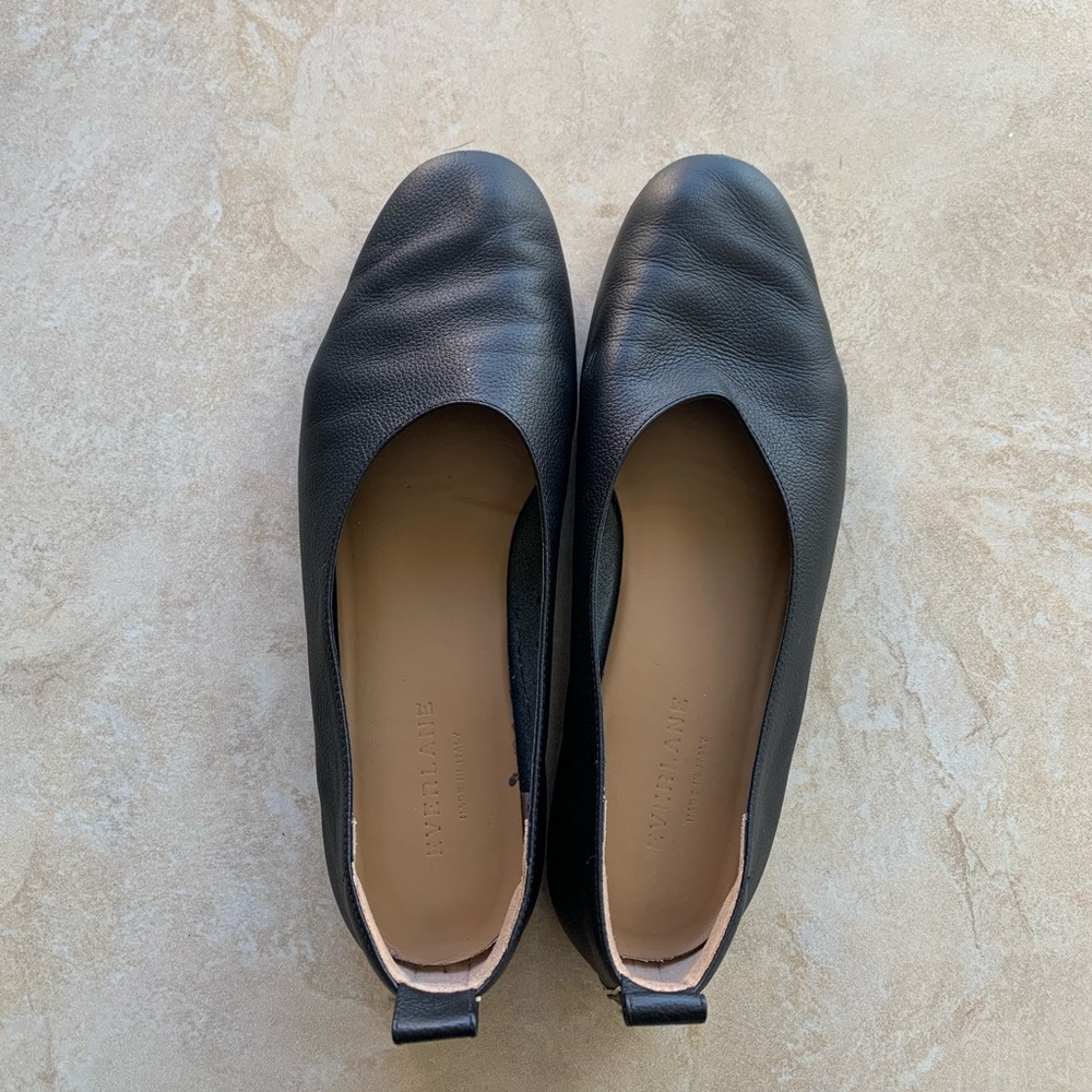 Everlane Italian Day Glove in Black, sz 7.5